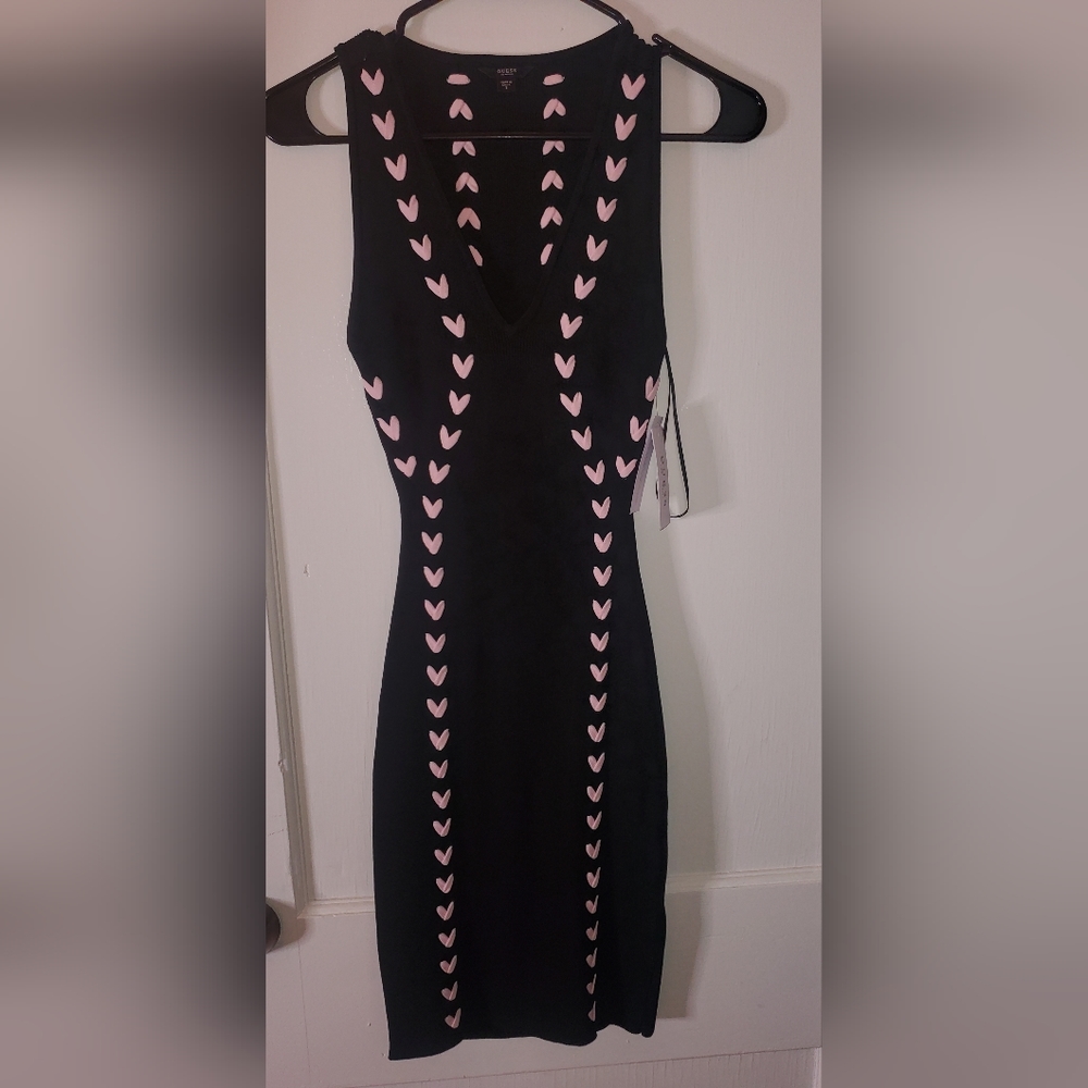 GUESS Factory Jana Lace-Up Bodycon Dress